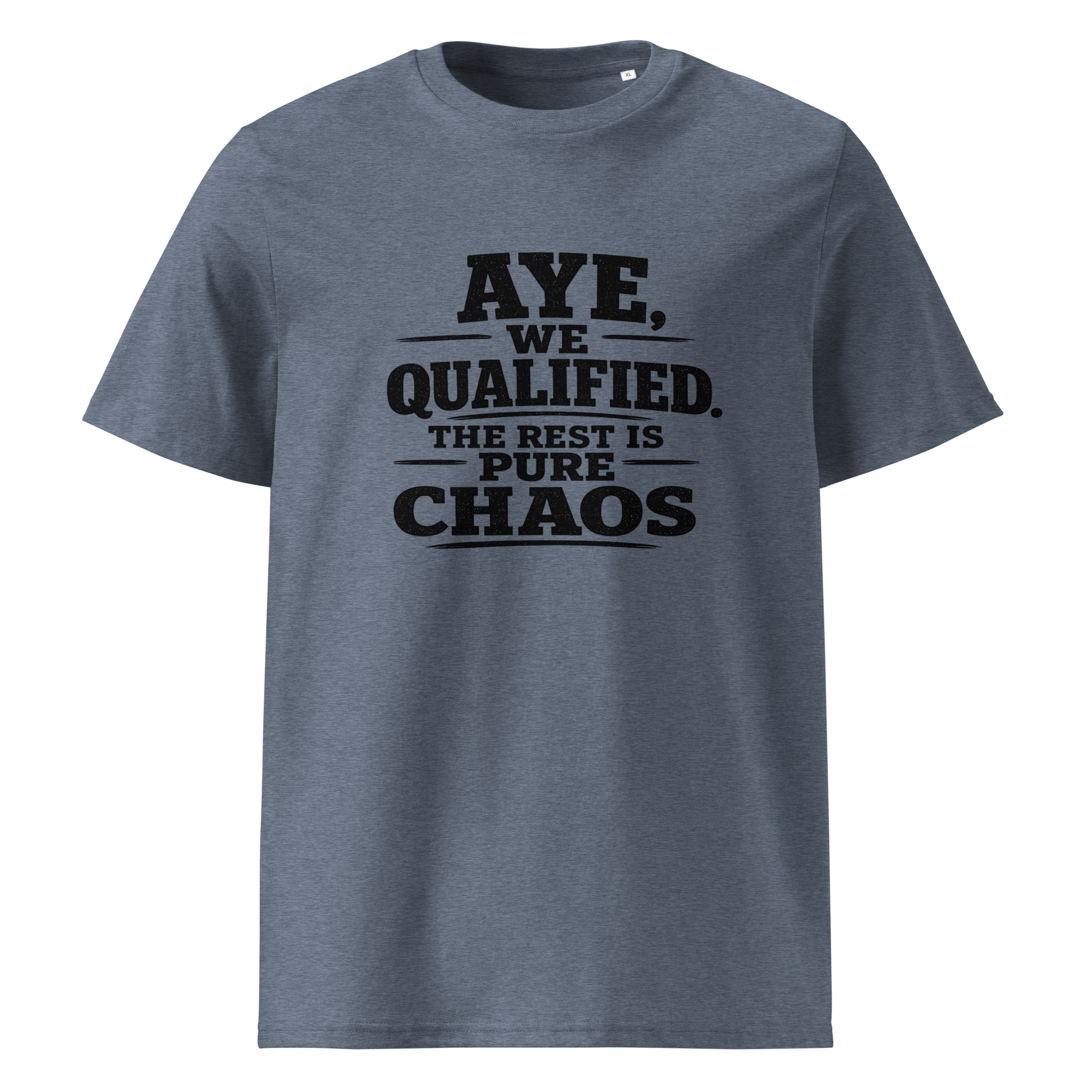 Aye, We Qualified T-Shirt World Cup 2026 Black Letter