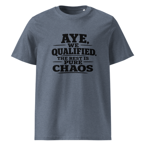 Aye, We Qualified T-Shirt World Cup 2026 Black Letter