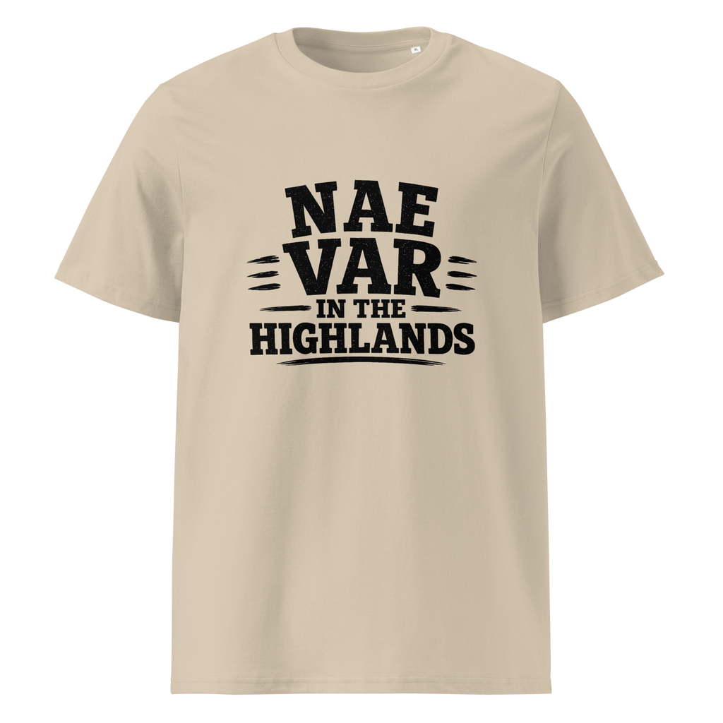 Nae VAR In The Highlands T-Shirt World Cup 2026 Black Letter