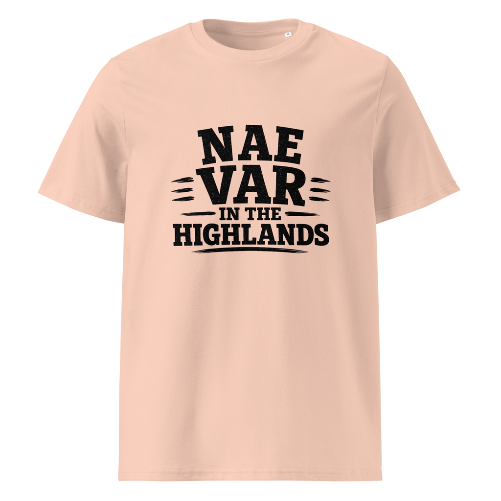 Nae VAR In The Highlands T-Shirt World Cup 2026 Black Letter