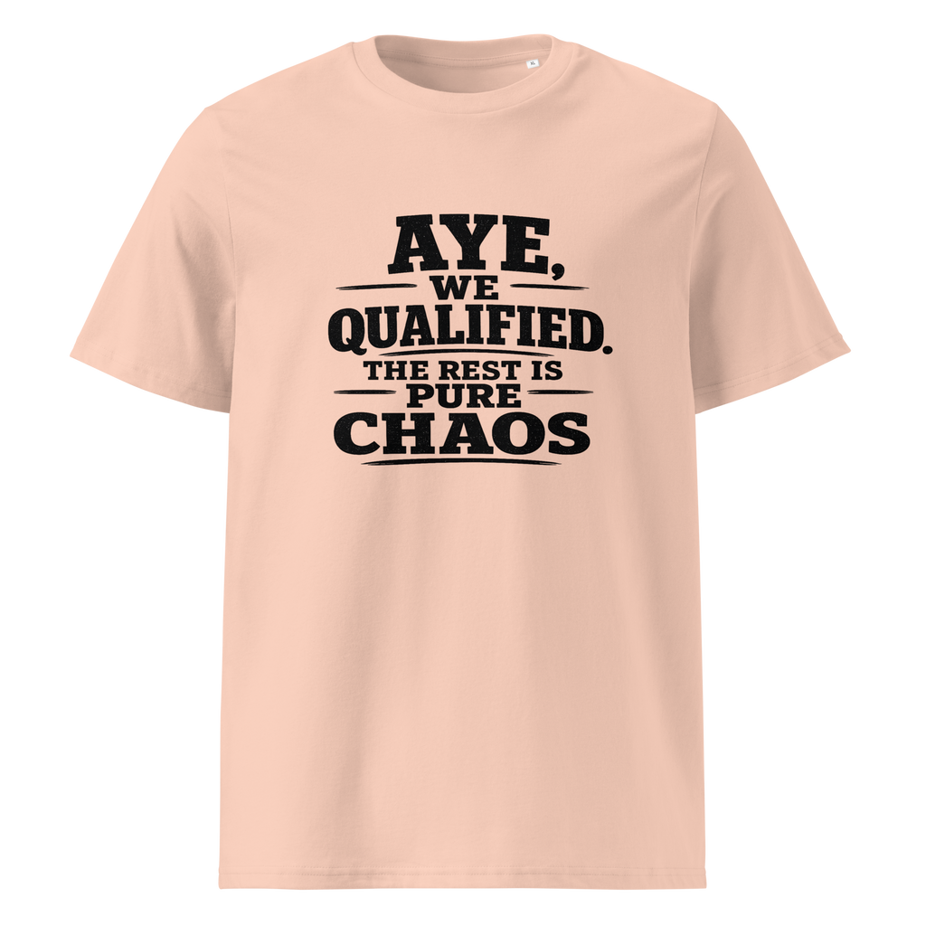 Aye, We Qualified T-Shirt World Cup 2026 Black Letter