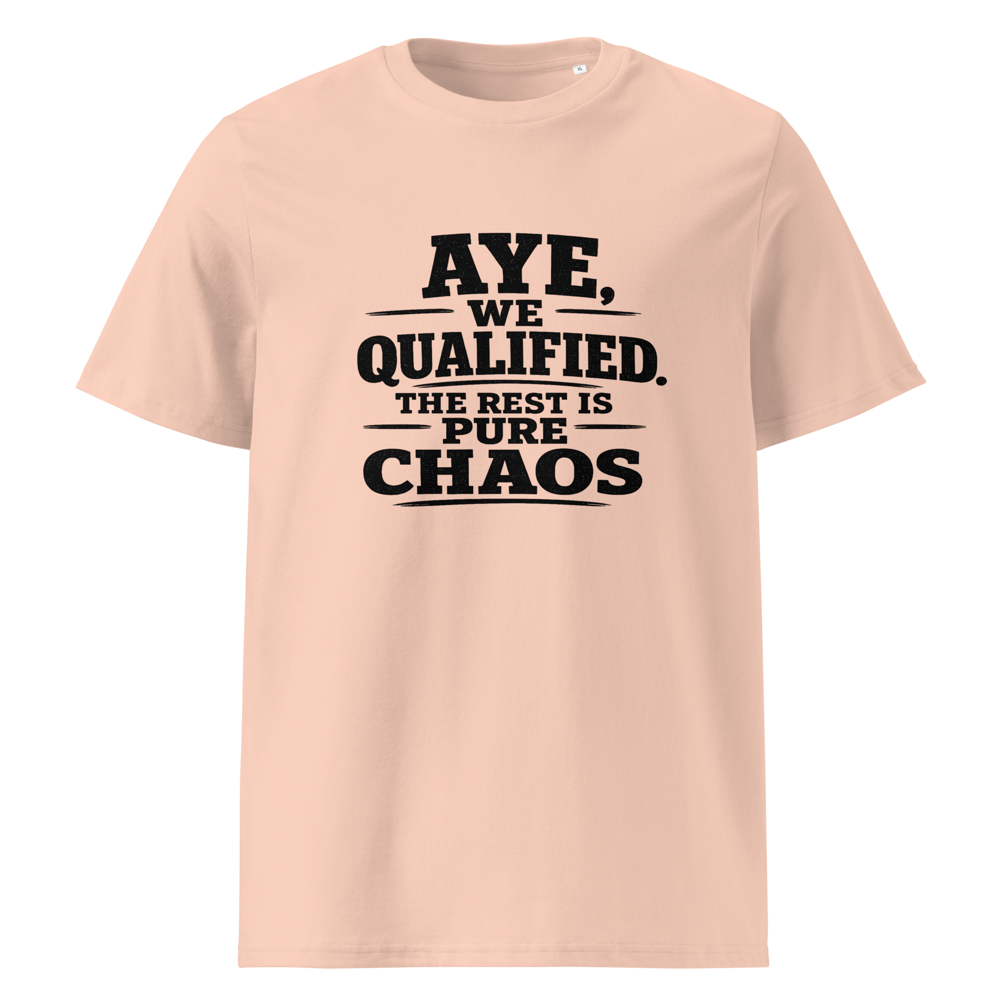 Aye, We Qualified T-Shirt World Cup 2026 Black Letter