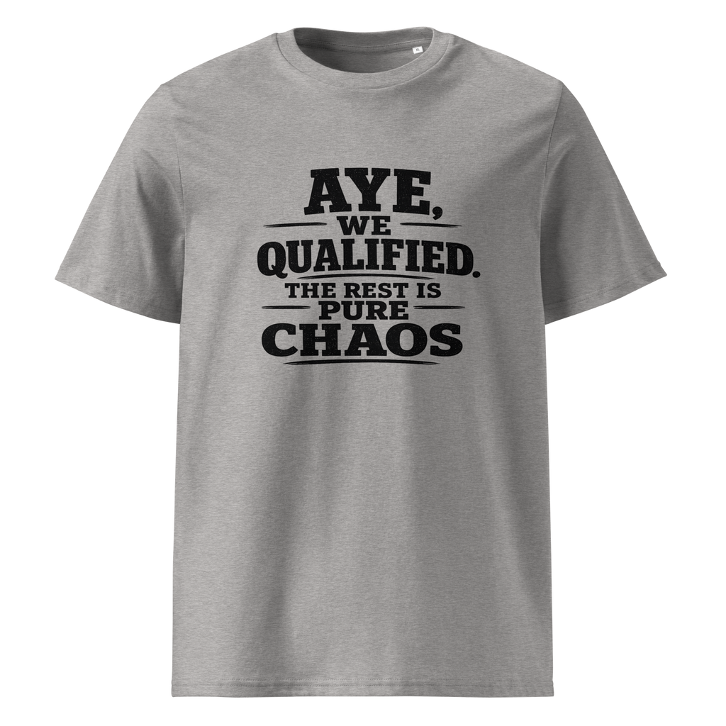 Aye, We Qualified T-Shirt World Cup 2026 Black Letter