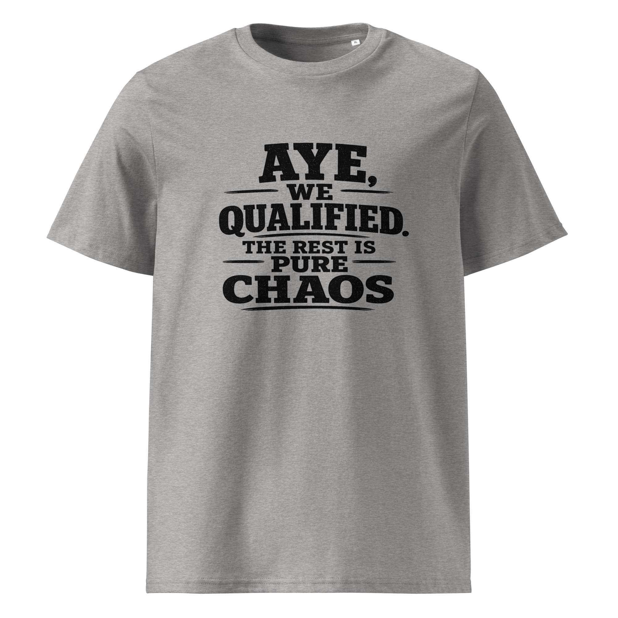 Aye, We Qualified T-Shirt World Cup 2026 Black Letter