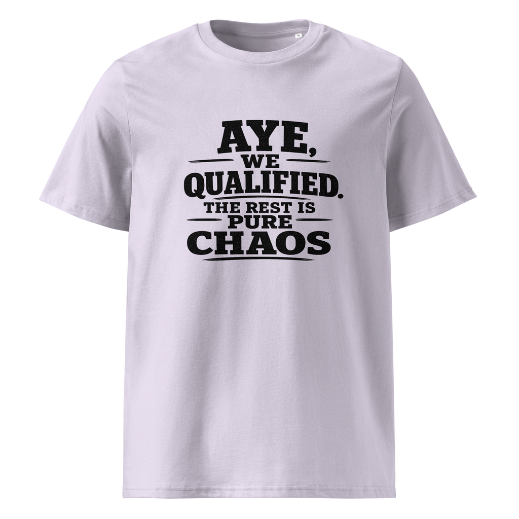 Aye, We Qualified T-Shirt World Cup 2026 Black Letter