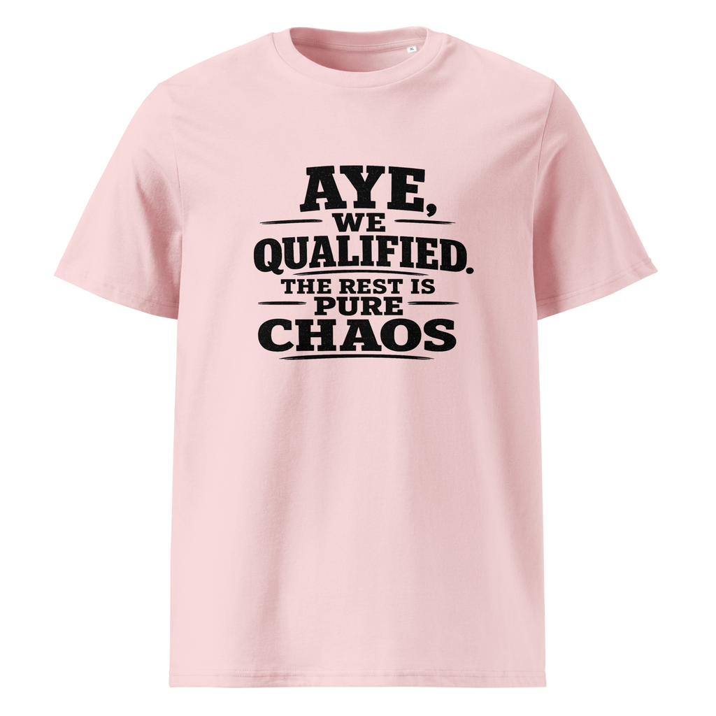 Aye, We Qualified T-Shirt World Cup 2026 Black Letter