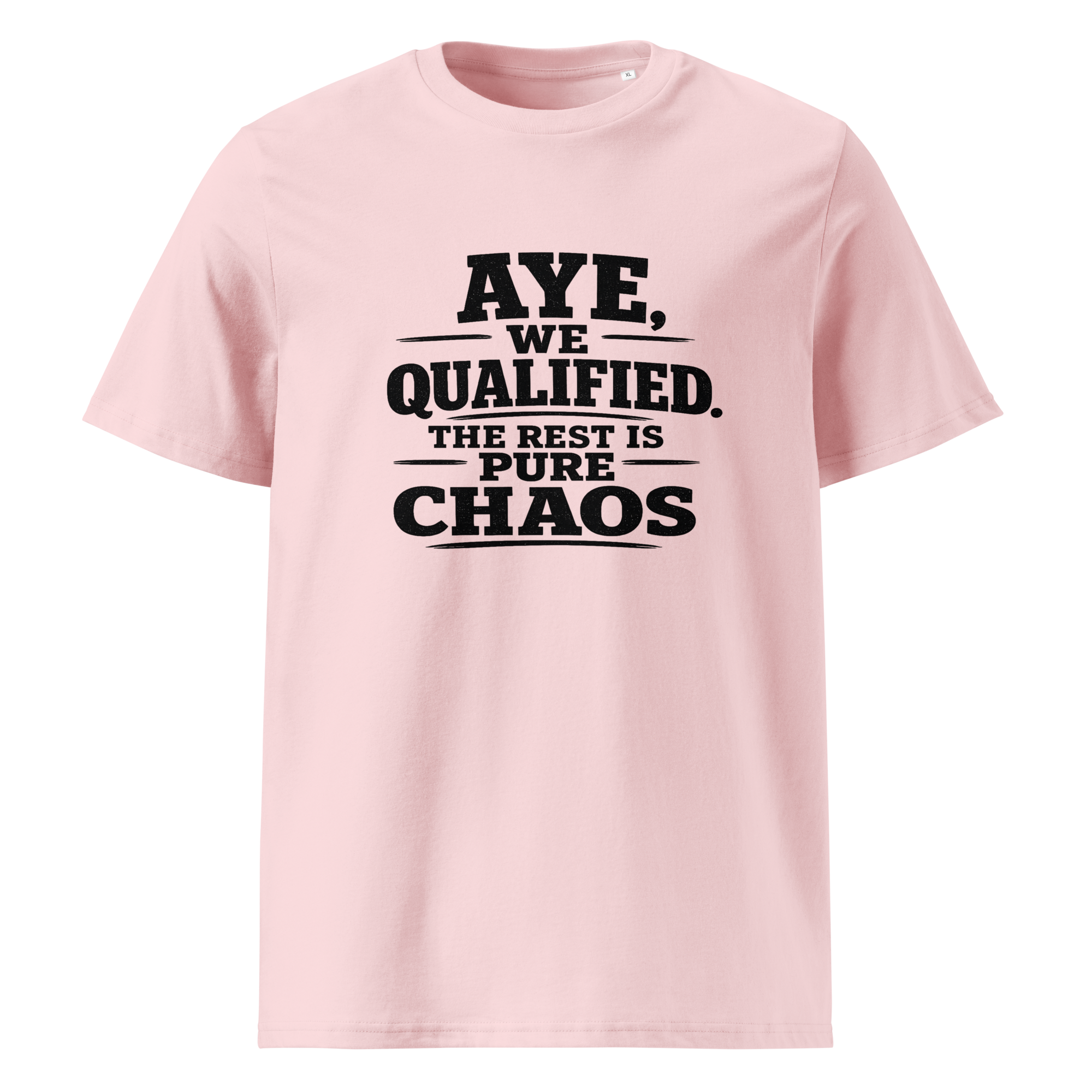 Aye, We Qualified T-Shirt World Cup 2026 Black Letter