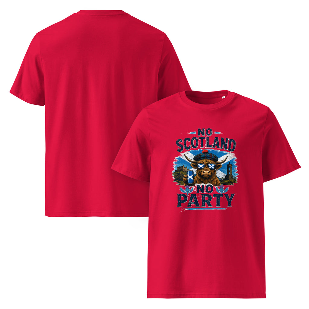 No Scotland, No Party Cow T-Shirt World Cup 2026