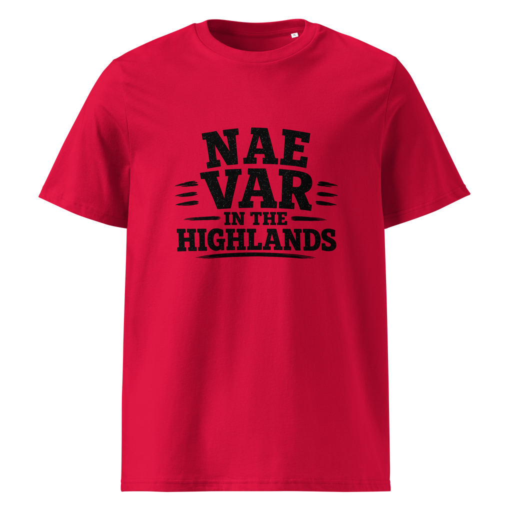 Nae VAR In The Highlands T-Shirt World Cup 2026 Black Letter