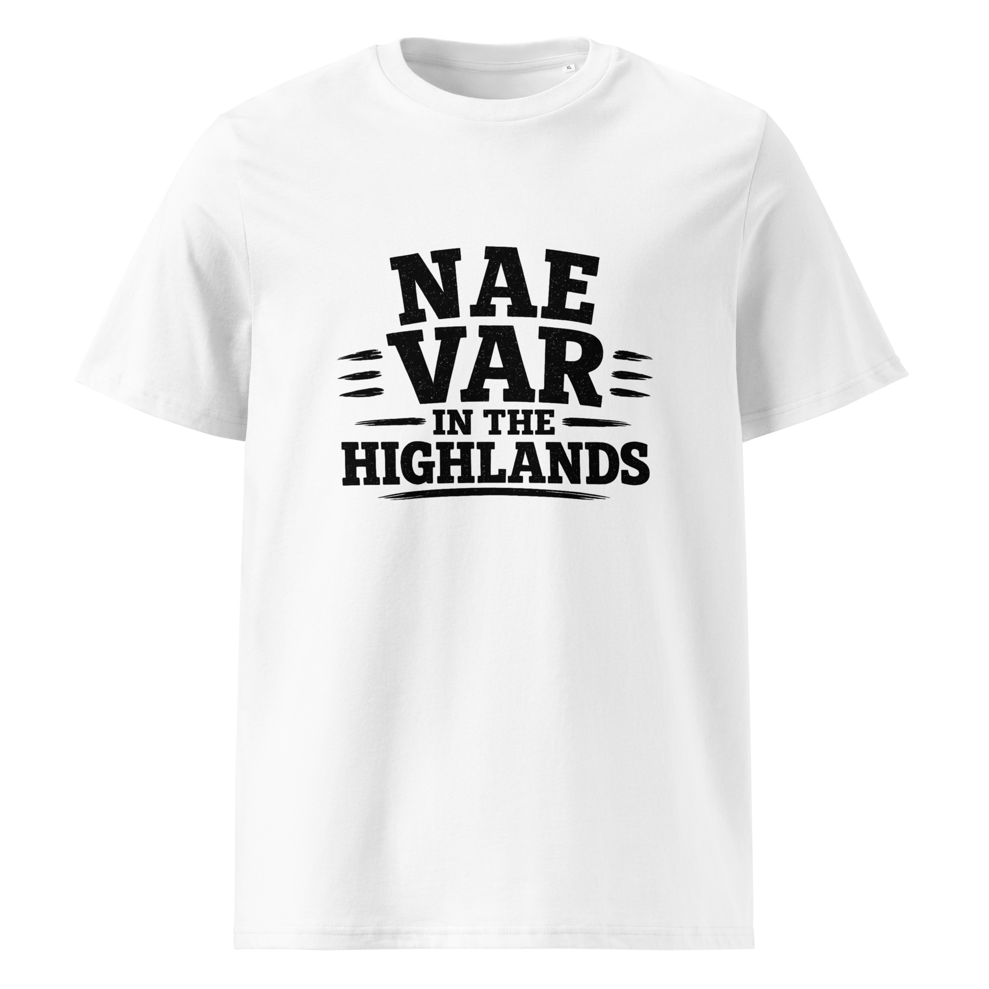 Nae VAR In The Highlands T-Shirt World Cup 2026 Black Letter